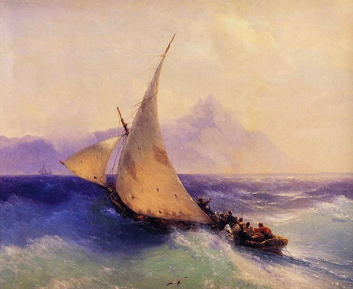 Ivan Aivazovsky Rescue at Sea Sweden oil painting art